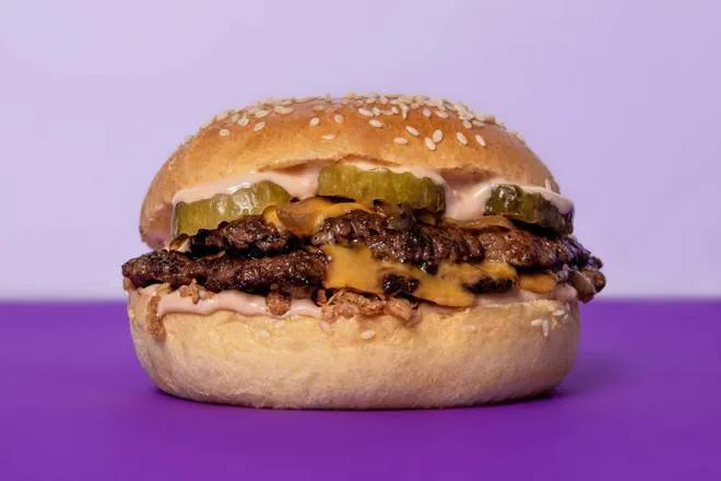 The Smash double beef burger